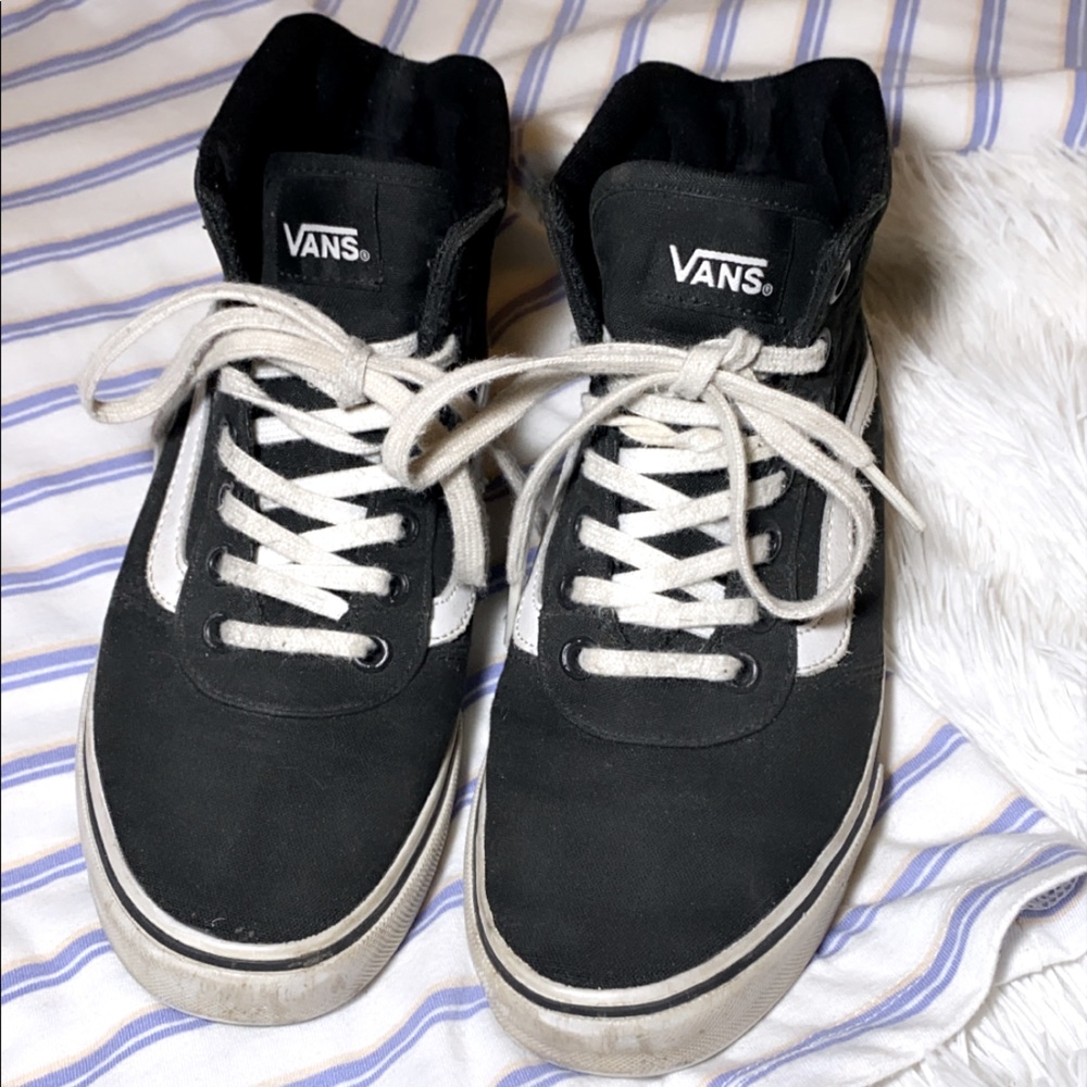 Vans black high tops